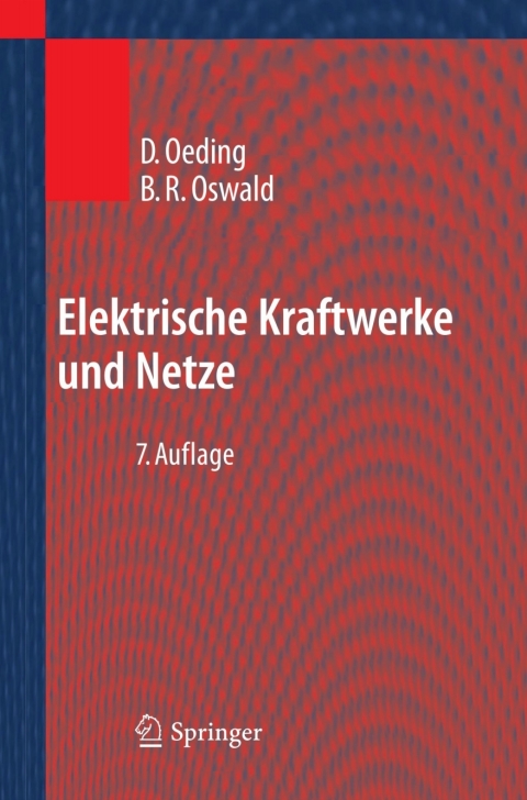 Cover image for book Elektrische Kraftwerke und Netze