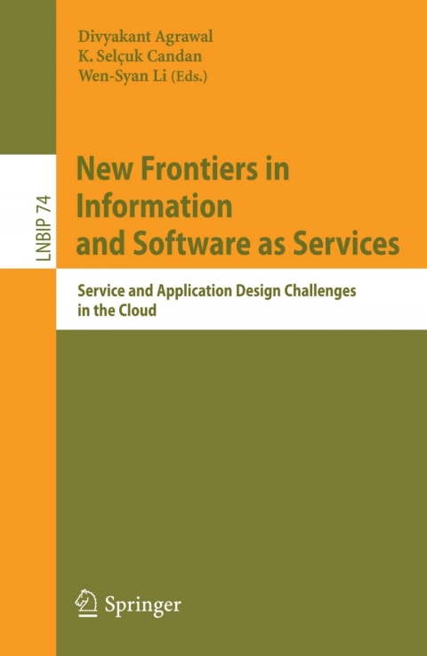 Cover image for book New Frontiers in Information and Software as Services