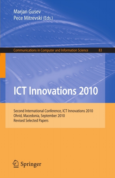 Cover image for book ICT Innovations 2010