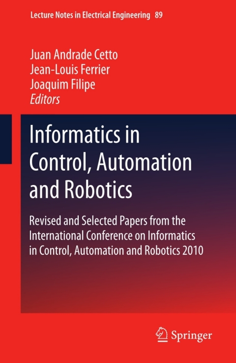 Cover image for book Informatics in Control, Automation and Robotics