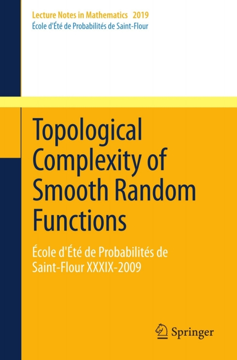 Topological Complexity of Smooth Random Functions 