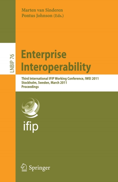 Cover image for book Enterprise Interoperability