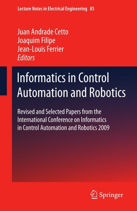 Cover image for book Informatics in Control Automation and Robotics