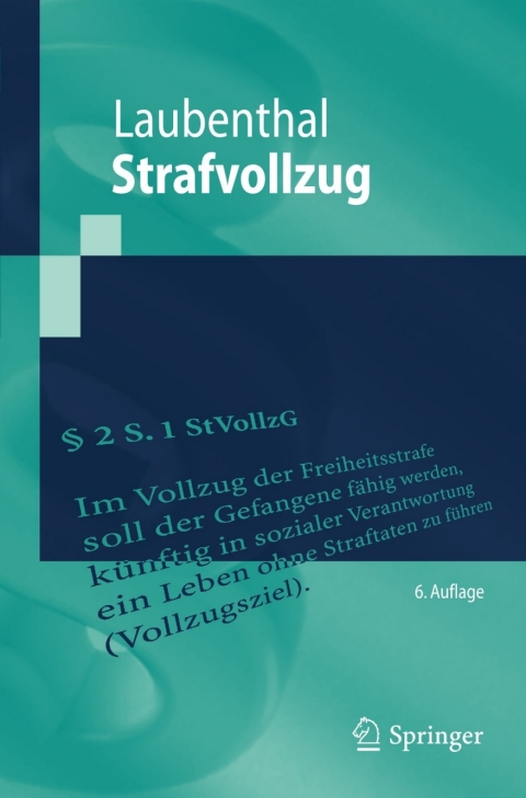 Cover image for book Strafvollzug