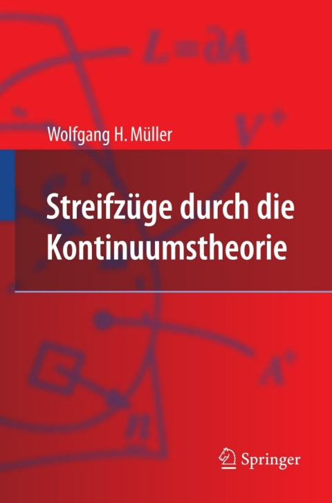 Cover image for book Streifzüge durch die Kontinuumstheorie