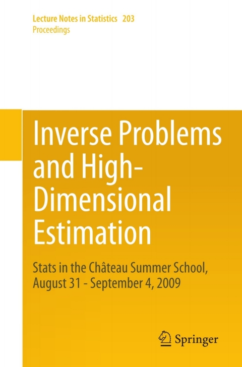 Cover image for book Inverse Problems and High-Dimensional Estimation