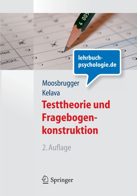 Cover image for book Testtheorie und Fragebogenkonstruktion