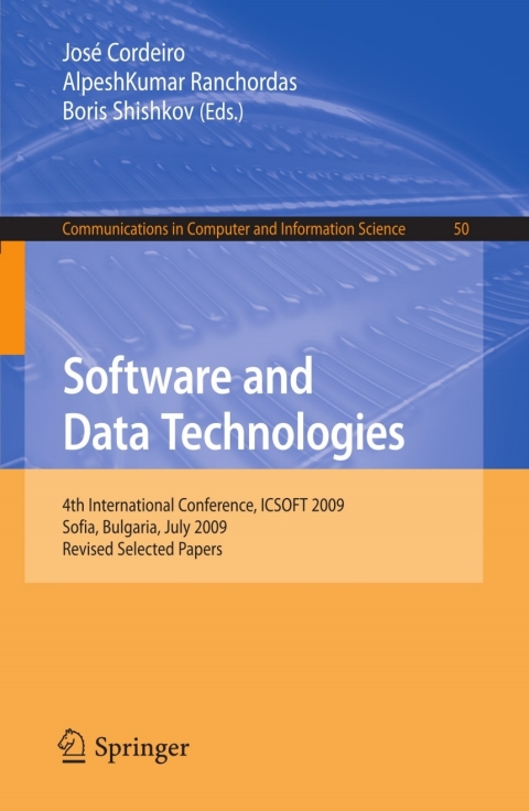 Cover image for book Software and Data Technologies