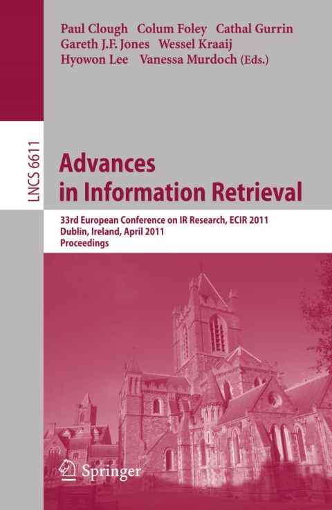 Cover image for book Advances in Information Retrieval
