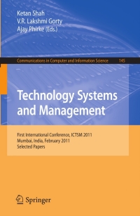 Titelbild: Technology Systems and Management 1st edition 9783642202087
