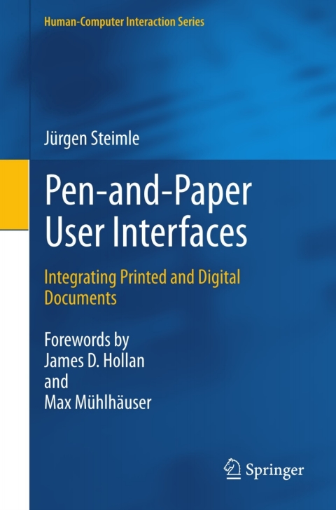 Cover image for book Pen-and-Paper User Interfaces