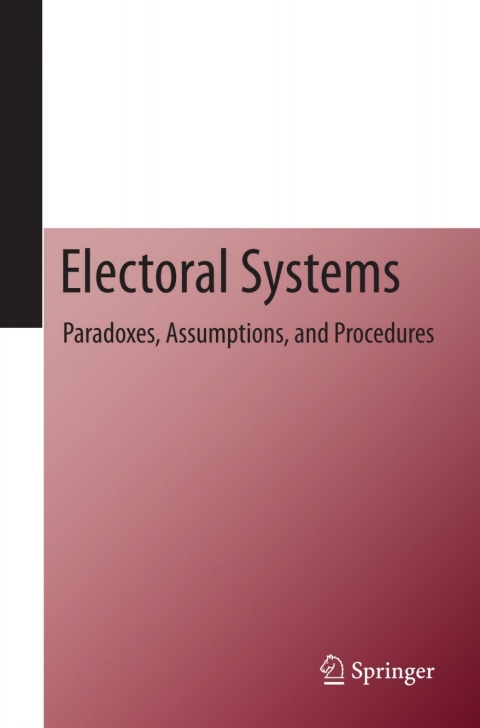Cover image for book Electoral Systems