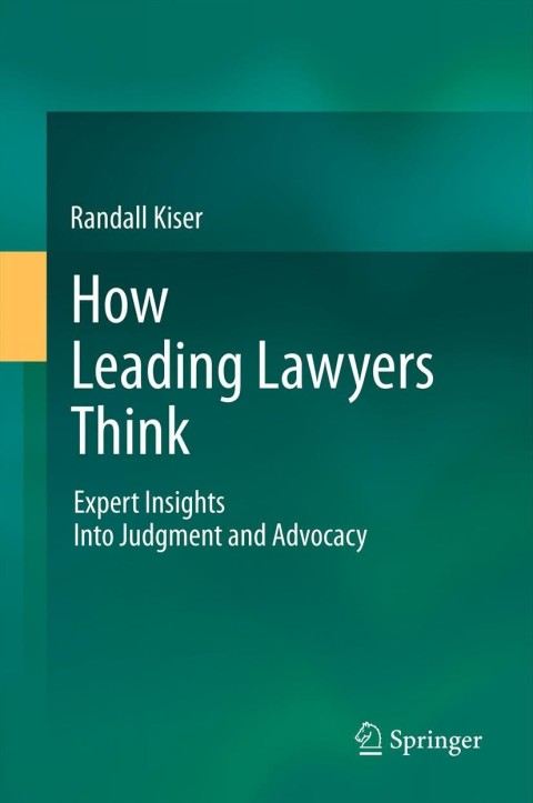 Cover image for book How Leading Lawyers Think