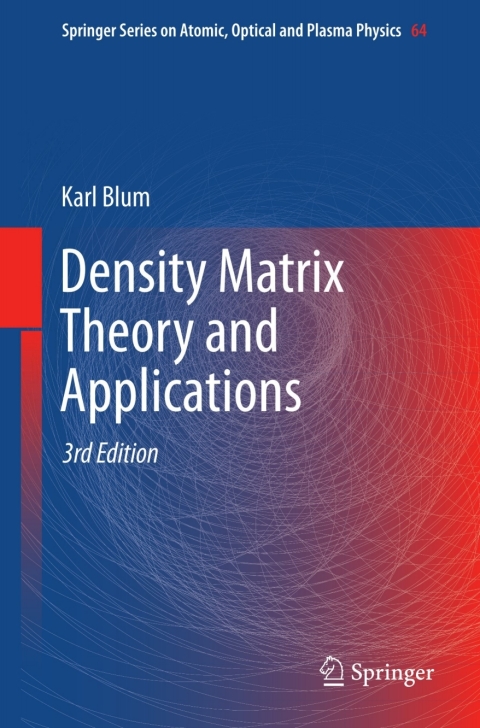 Cover image for book Density Matrix Theory and Applications