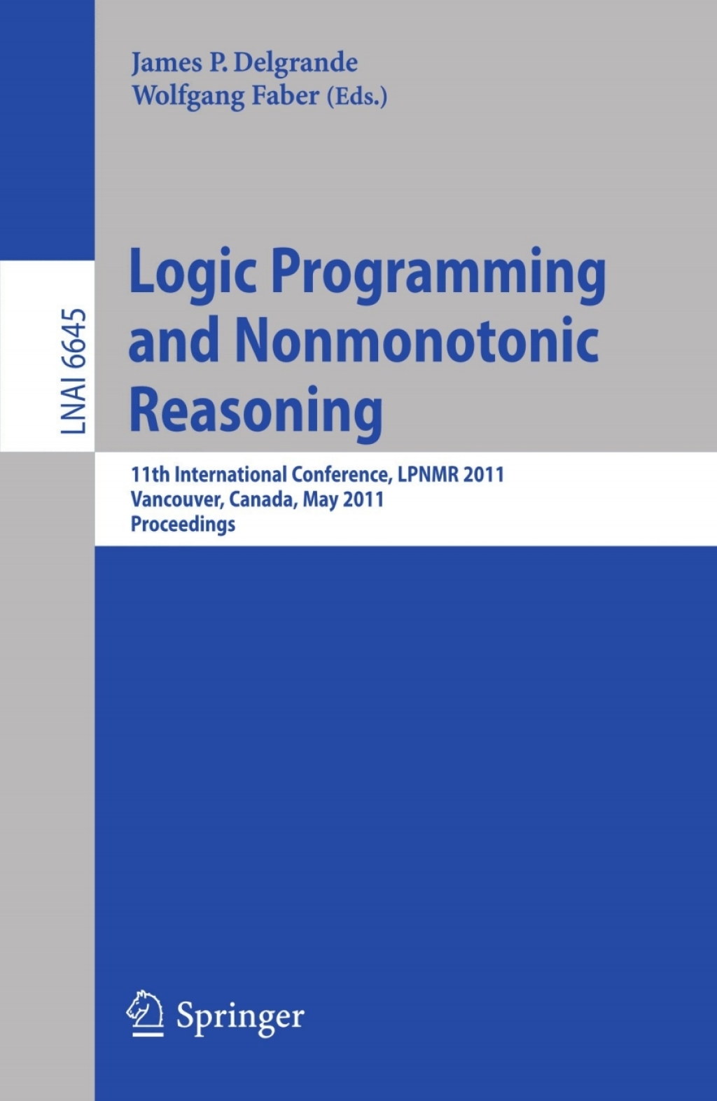 ISBN 9783642208959 product image for Logic Programming and Nonmonotonic Reasoning - 1st Edition (eBook Rental) | upcitemdb.com