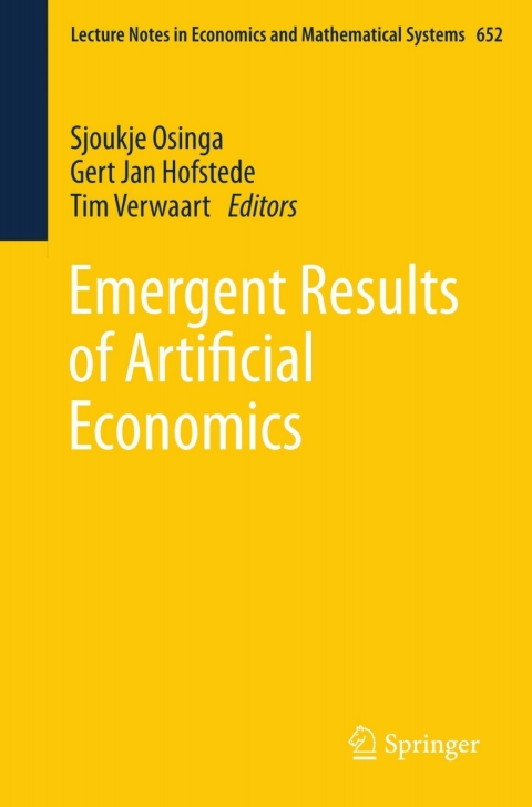 Cover image for book Emergent Results of Artificial Economics