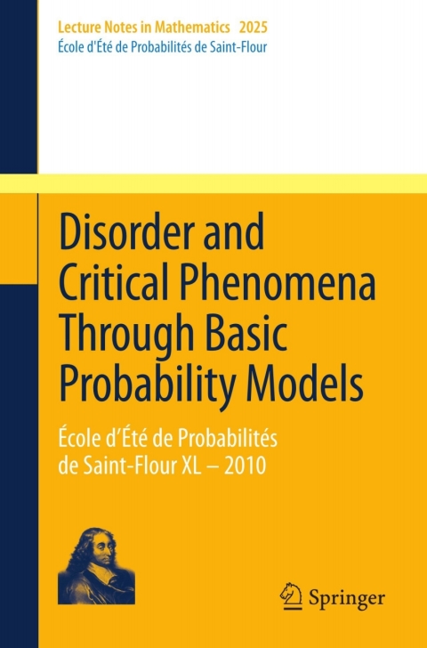 Cover image for book Disorder and Critical Phenomena Through Basic Probability Models