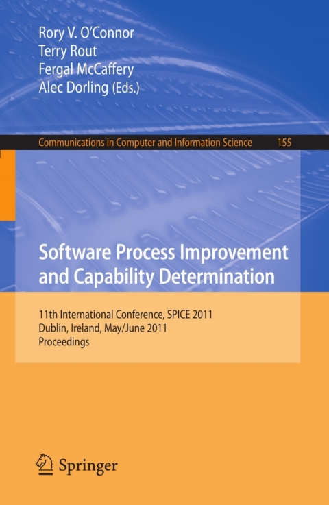 Cover image for book Software Process Improvement and Capability Determination