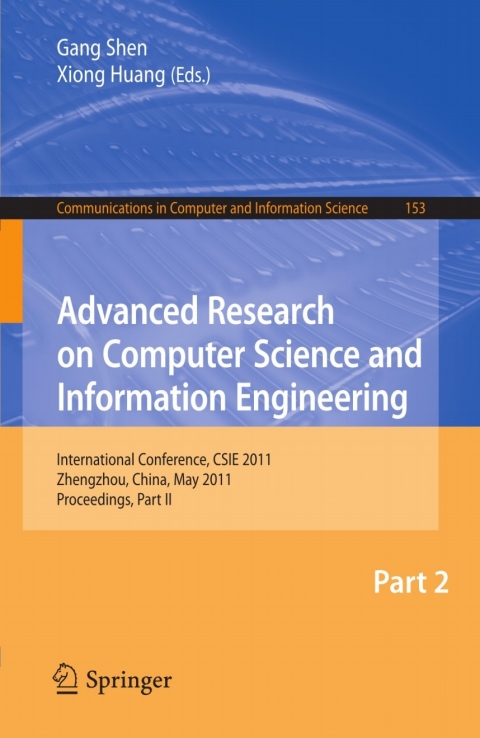 Cover image for book Advanced Research on Computer Science and Information Engineering