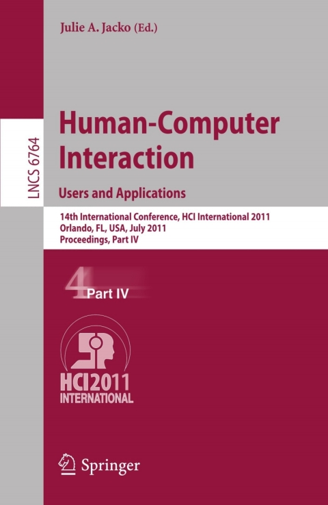 Cover image for book Human-Computer Interaction: Users and Applications