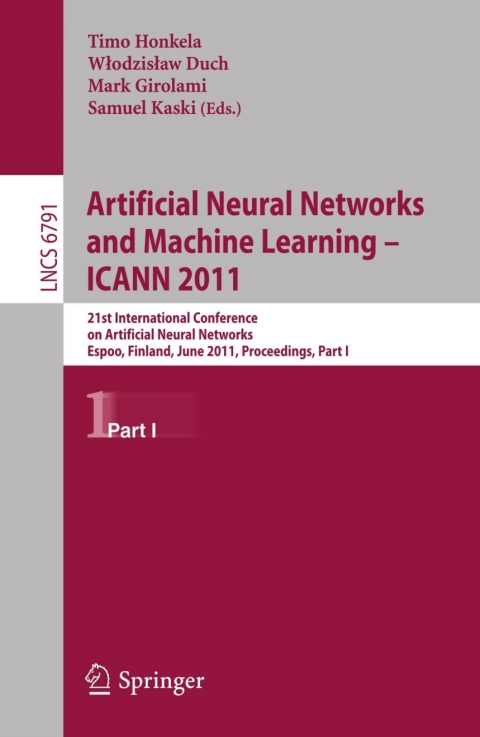 Cover image for book Artificial Neural Networks and Machine Learning  - ICANN 2011