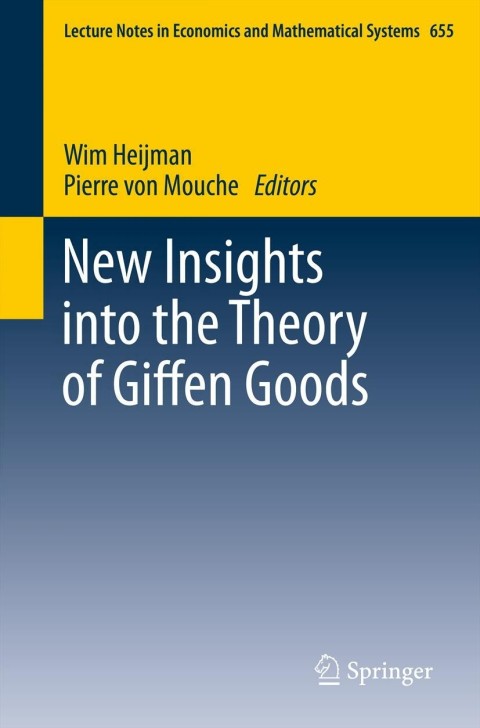 Cover image for book New Insights into the Theory of Giffen Goods