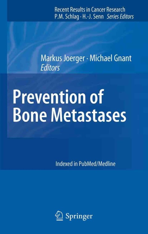 Cover image for book Prevention of Bone Metastases