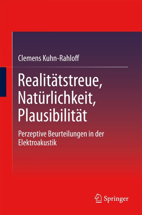 Cover image for book Realitätstreue, Natürlichkeit, Plausibilität