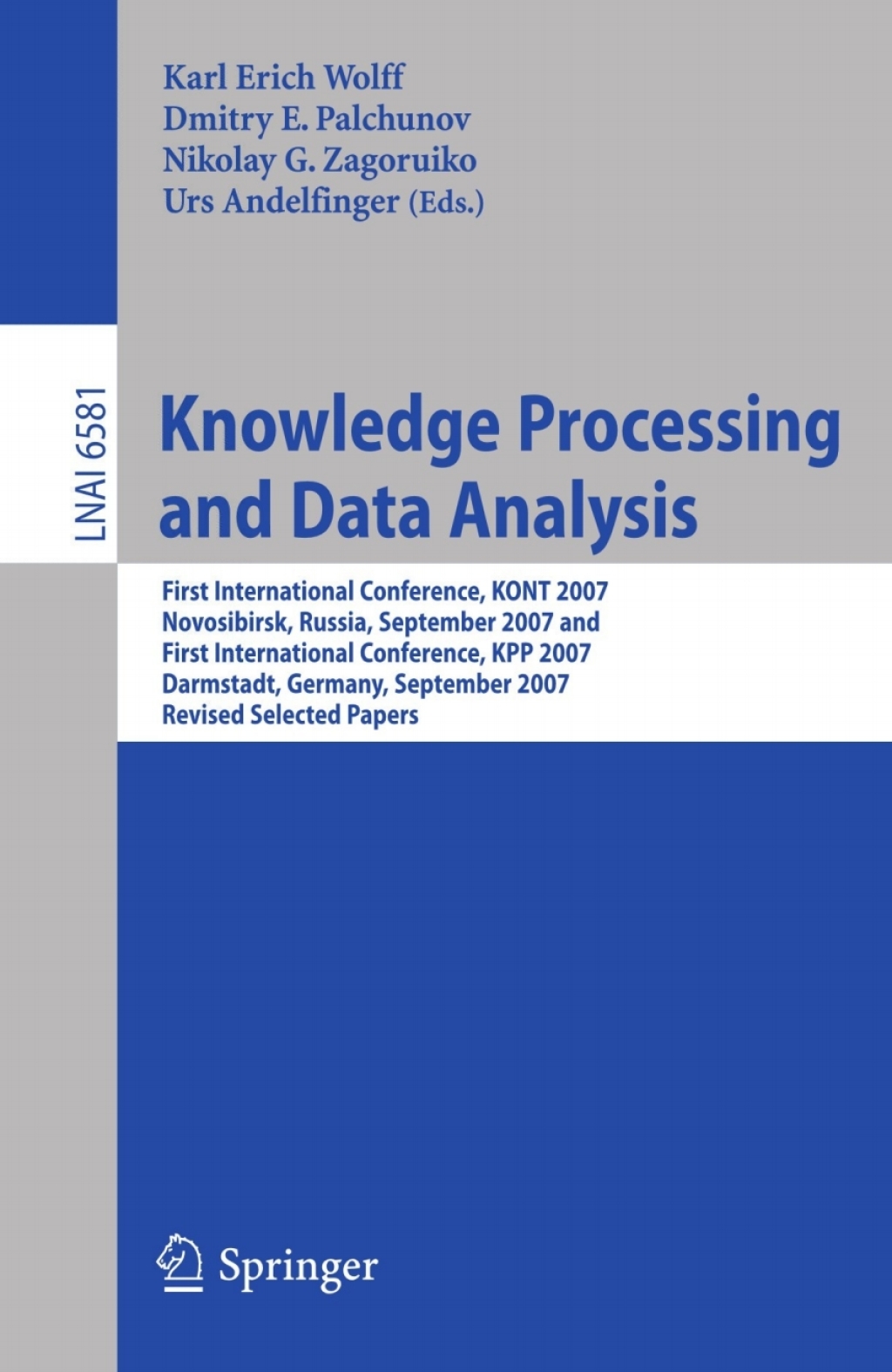 Knowledge Processing and Data Analysis - 1st Edition (eBook)