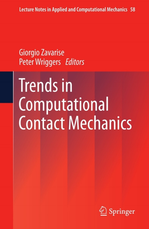 Cover image for book Trends in Computational Contact Mechanics