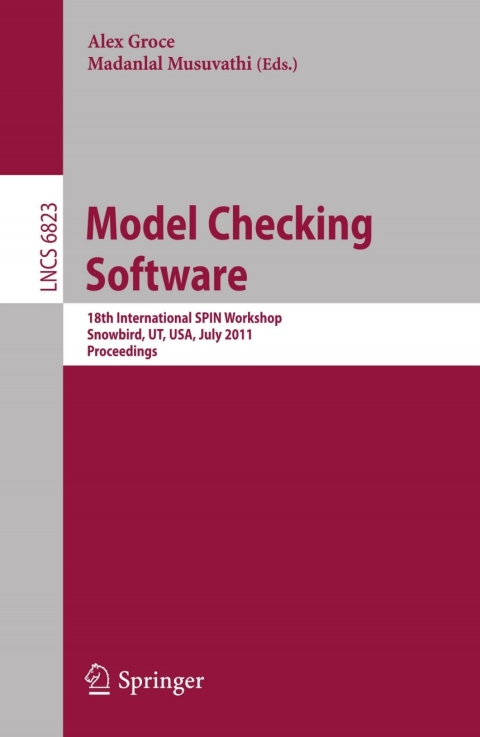 Cover image for book Model Checking Software