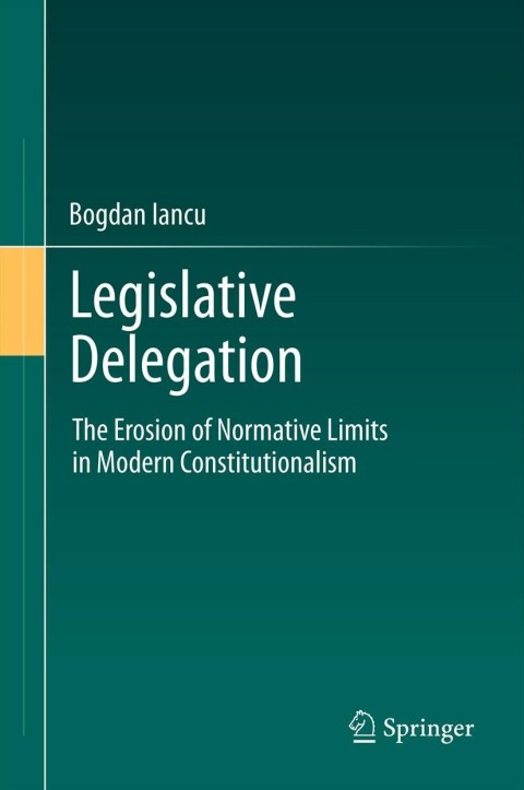 Cover image for book Legislative Delegation
