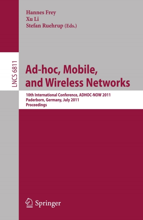 Cover image for book AD-HOC, Mobile and Wireless Networks