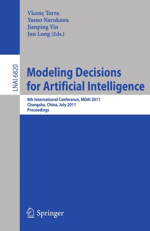 Cover image for book Modeling Decision for Artificial Intelligence