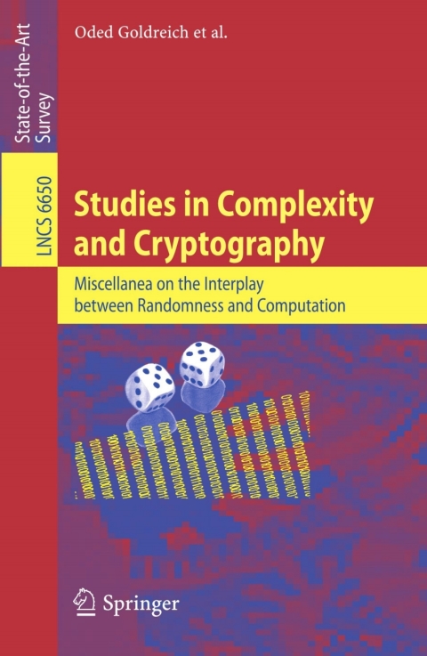 Cover image for book Studies in Complexity and Cryptography