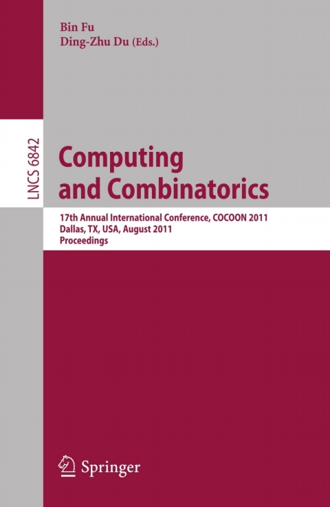 Cover image for book Computing and Combinatorics