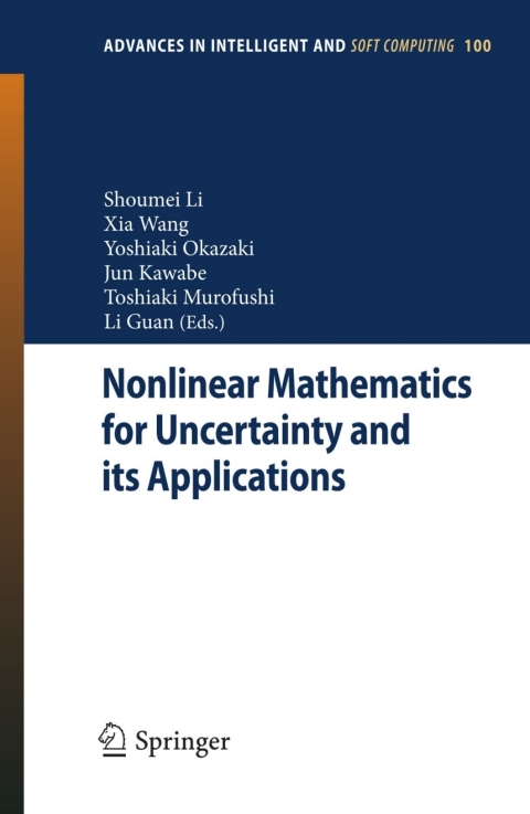 Cover image for book Nonlinear Mathematics for Uncertainty and its Applications