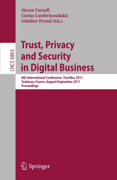 Cover image for book Trust, Privacy and Security in Digital Business