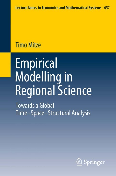 Cover image for book Empirical Modelling in Regional Science