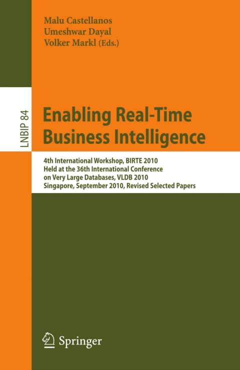 Cover image for book Enabling Real-Time Business Intelligence