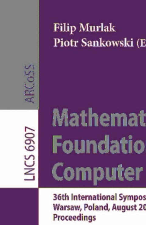 Cover image for book Mathematical Foundations of Computer Science 2011