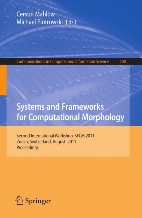 Cover image for book Systems and Frameworks for  Computational Morphology