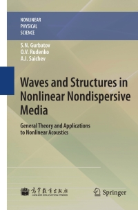 Cover image: Waves and Structures in Nonlinear Nondispersive Media 9783642236167