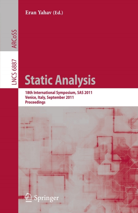 Cover image for book Static Analysis