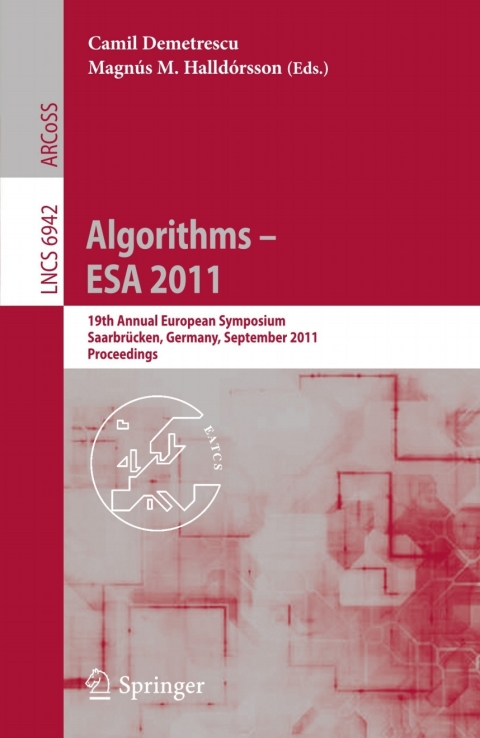 Cover image for book Algorithms -- ESA 2011