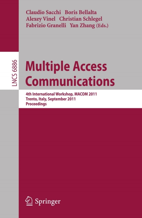 Cover image for book Multiple Access Communications