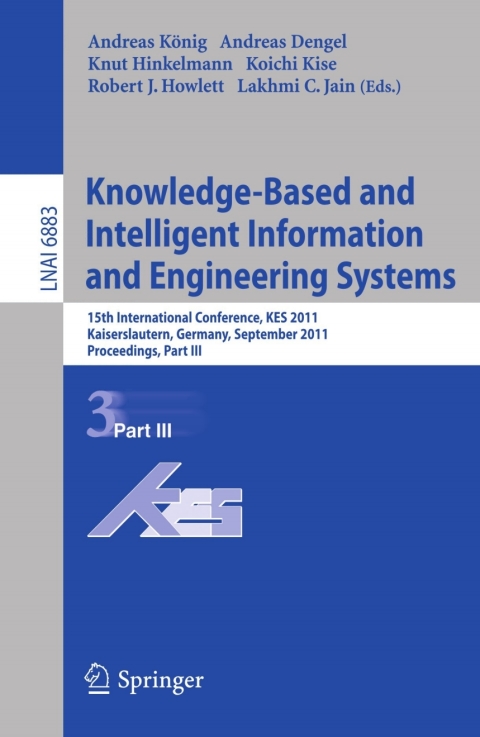 Cover image for book Knowledge-Based and Intelligent Information and Engineering Systems, Part III