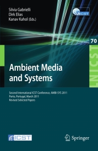 Cover image: Ambient Media and Systems 1st edition 9783642239014