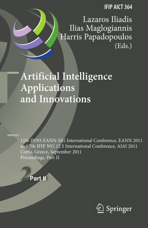 Cover image for book Artificial Intelligence Applications and Innovations