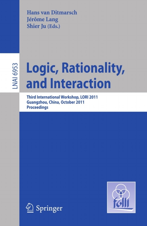 Cover image for book Logic, Rationality, and Interaction